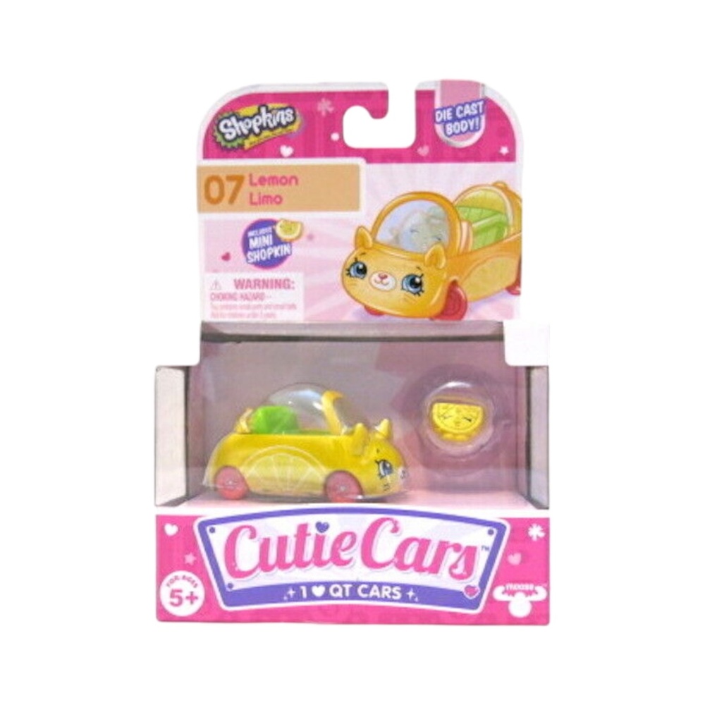 Shopkins Cutie Cars Series 1 07 Lemon Limo